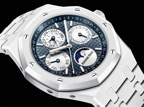 audemars piguet royal oak calendario perpetuo acciaio|royal oak perpetual calendar openworked.